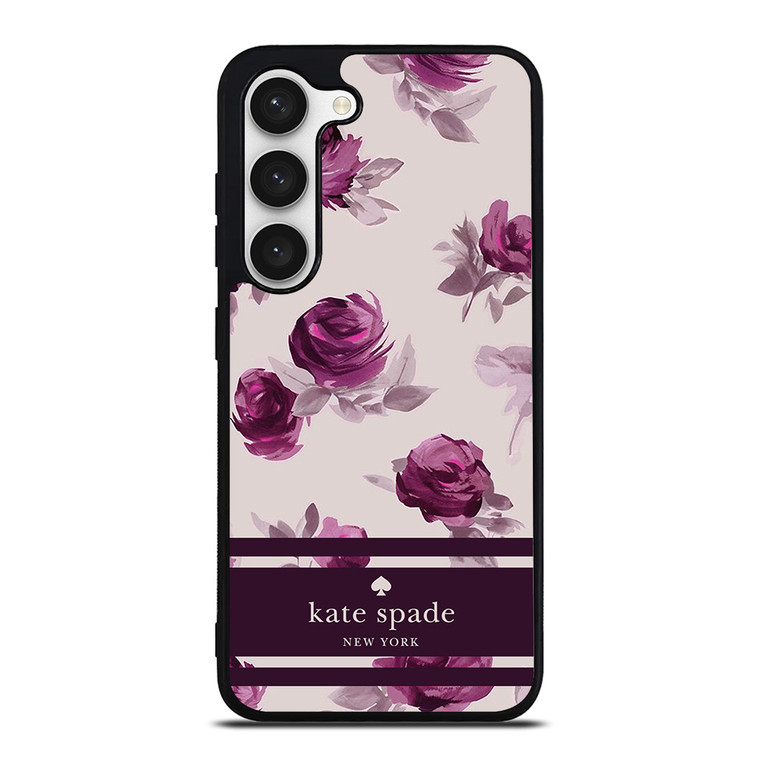 KATE SPADE FLORAL PURPLE Samsung Galaxy S23 Case Cover