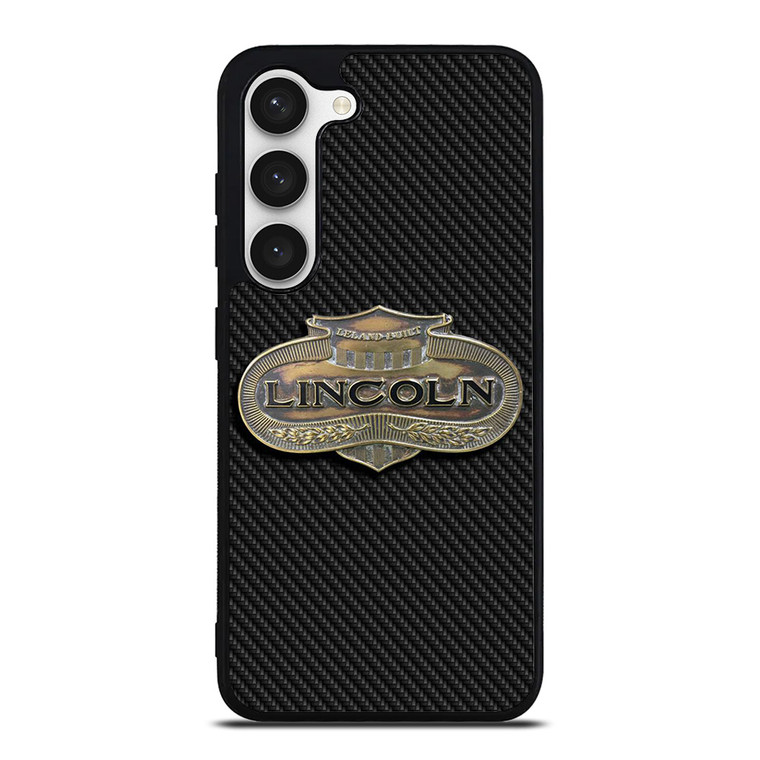 LINCOLN MOTOR LOGO CARBON Samsung Galaxy S23 Case Cover