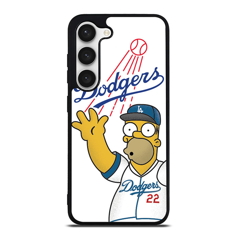 LOS ANGELES DODGERS THE SIMPSONS Samsung Galaxy S23 Case Cover