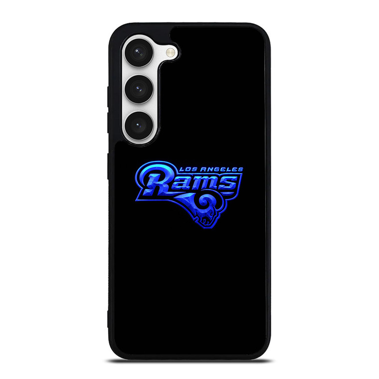 LOS ANGELES RAMS NEON BLUE LOGO Samsung Galaxy S23 Case Cover