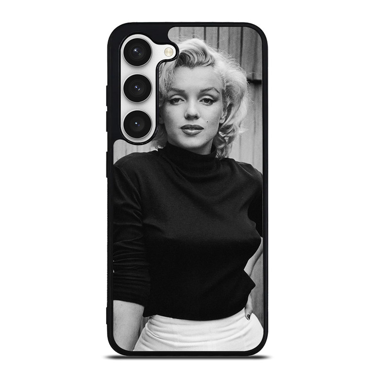 MARILYN MONROE BLACK WHITE Samsung Galaxy S23 Case Cover