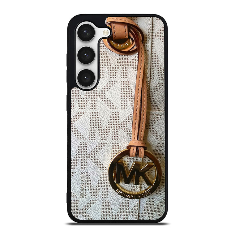 MICHAEL KORS MK WHITE Samsung Galaxy S23 Case Cover MICHAEL KORS MK WHITE Samsung Galaxy S23 Case Cover