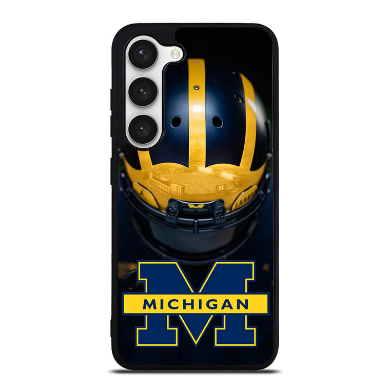 MICHIGAN WOLVERINES HELMET Samsung Galaxy S23 Case Cover