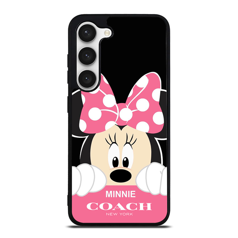 MINNIE MOUSE PINK COACH NEW YORK Samsung Galaxy S23 Case Cover