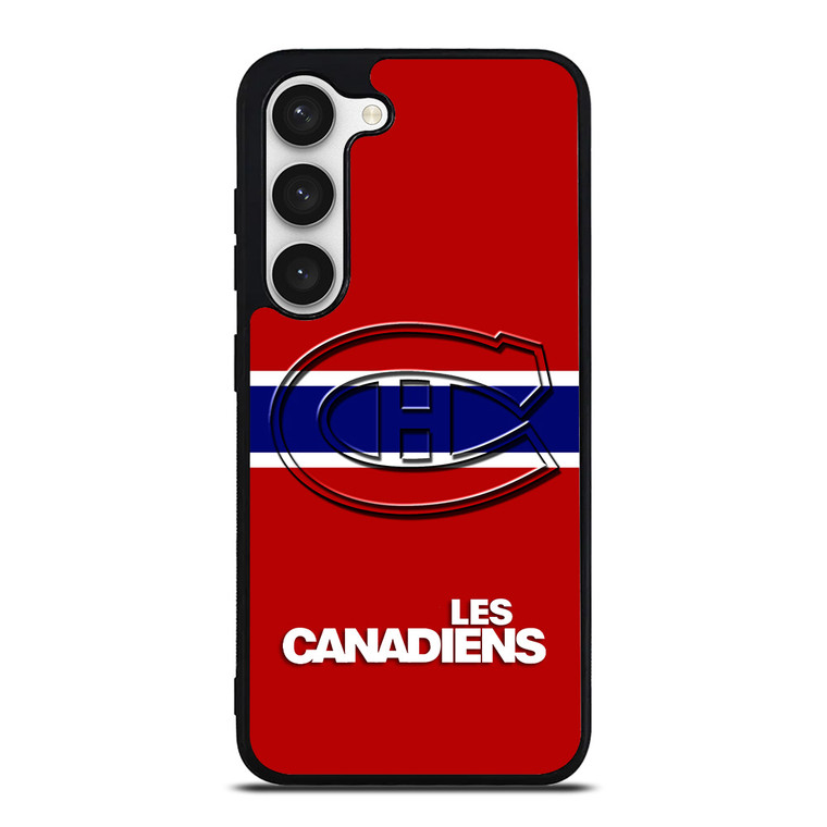 MONTREAL LES CANADIENS STRIPED LOGO Samsung Galaxy S23 Case Cover
