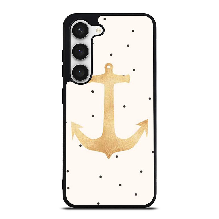 NAUTICAL ANCHOR POLKADOT Samsung Galaxy S23 Case Cover
