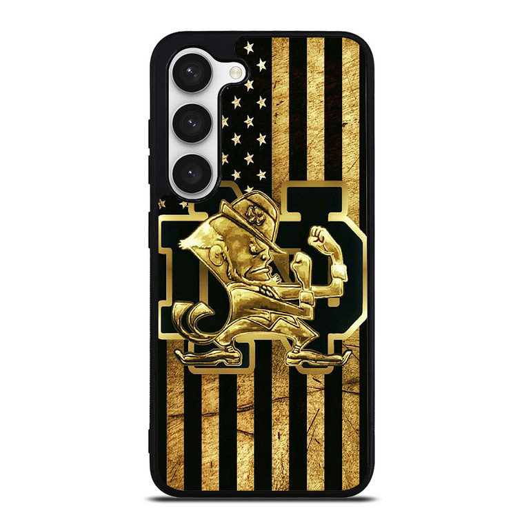 NOTRE DAME FIGHTING IRISH GOLD Samsung Galaxy S23 Case Cover