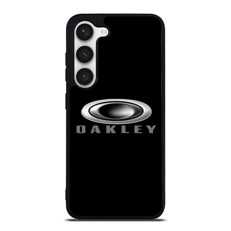 OAKLEY BLACK LOGO Samsung Galaxy S23 Case Cover