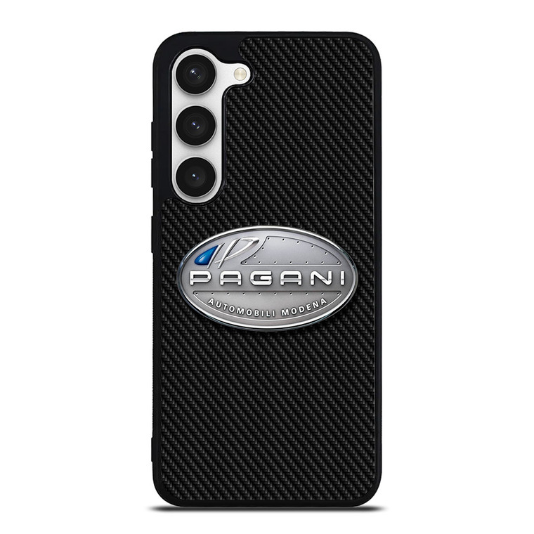PAGANI AUTOMOBILI CARBON LOGO Samsung Galaxy S23 Case Cover PAGANI AUTOMOBILI CARBON LOGO Samsung Galaxy S23 Case Cover