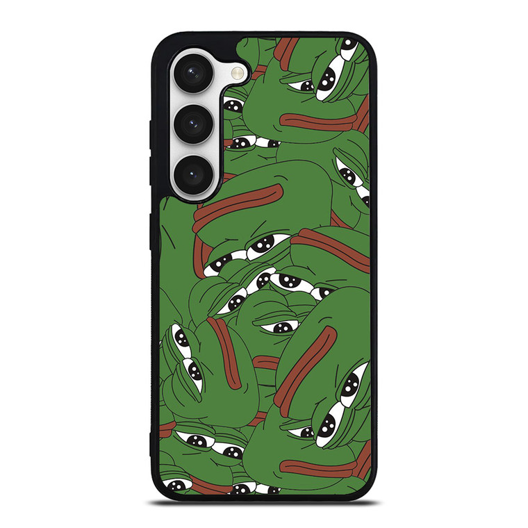 PEPE THE SMUG FROG COLLAGE Samsung Galaxy S23 Case Cover