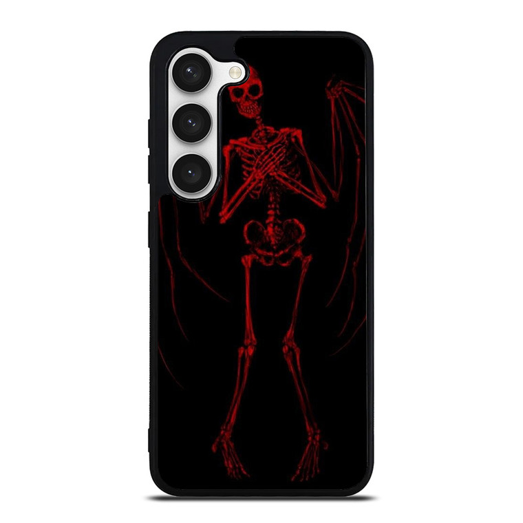 RED SKELETON HEARTBREAKING Samsung Galaxy S23 Case Cover RED SKELETON HEARTBREAKING Samsung Galaxy S23 Case Cover