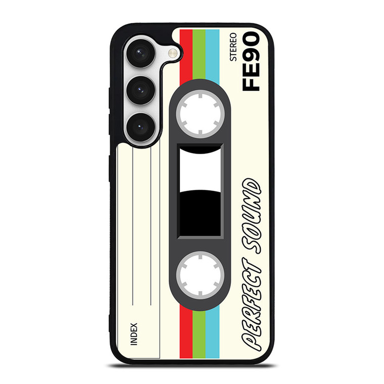RETRO STEREO CASETTE TAPE Samsung Galaxy S23 Case Cover RETRO STEREO CASETTE TAPE Samsung Galaxy S23 Case Cover