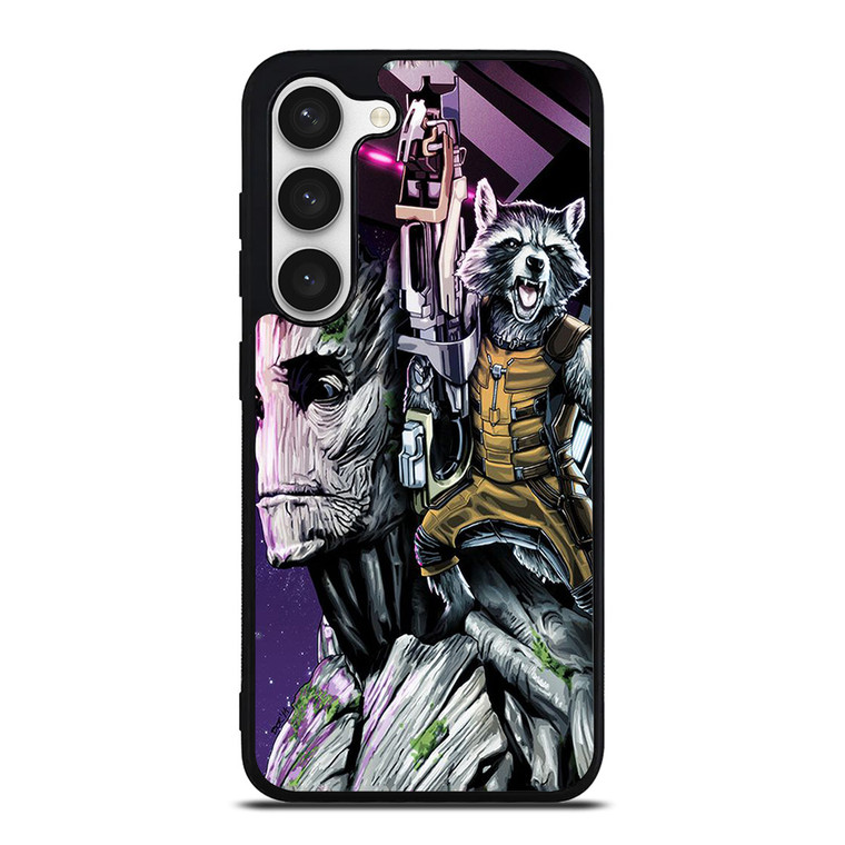ROCKET RACCOON AND GROOT MARVEL Samsung Galaxy S23 Case Cover