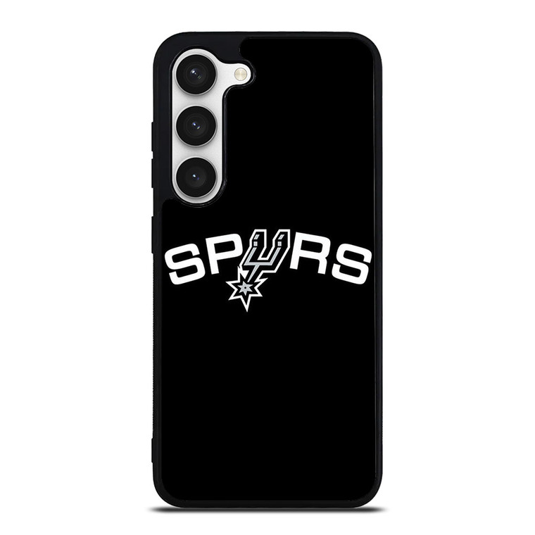 SAN ANTONIO SPURS LOGO BLACK Samsung Galaxy S23 Case Cover