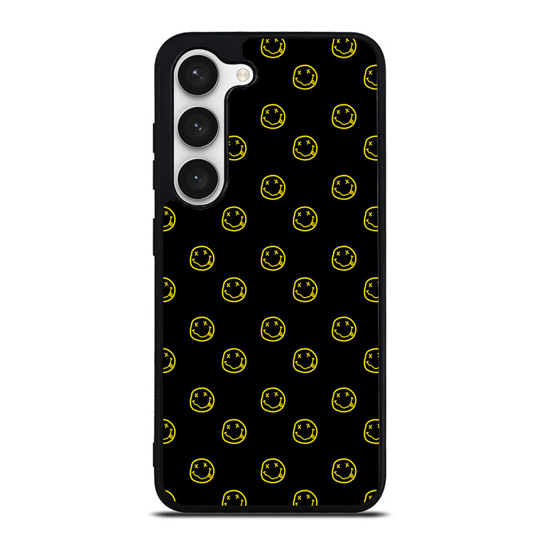 SMILEY FACE NIRVANA PATTERN Samsung Galaxy S23 Case Cover
