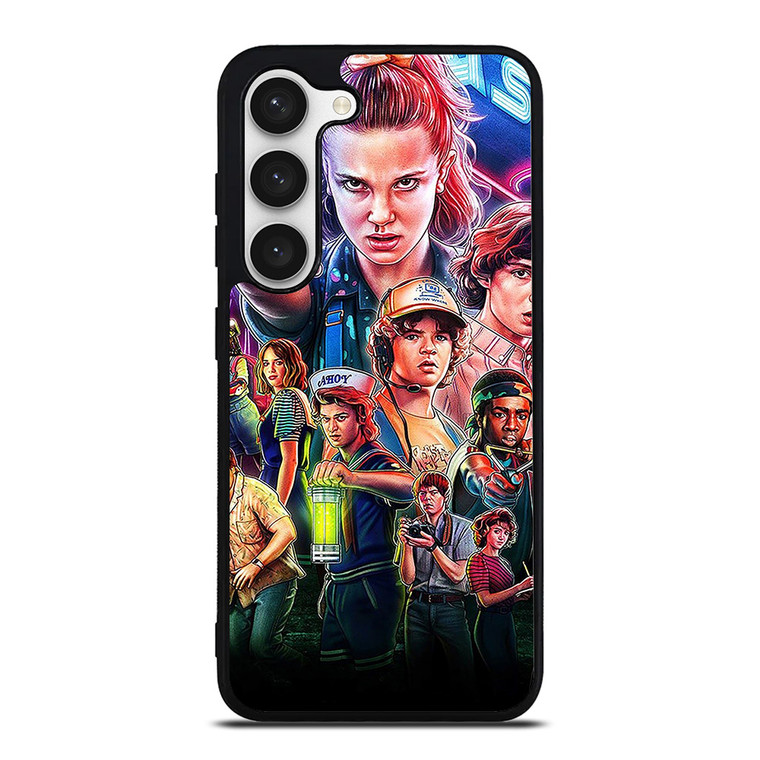 STRANGER THINGS CHARACTERS ART Samsung Galaxy S23 Case Cover