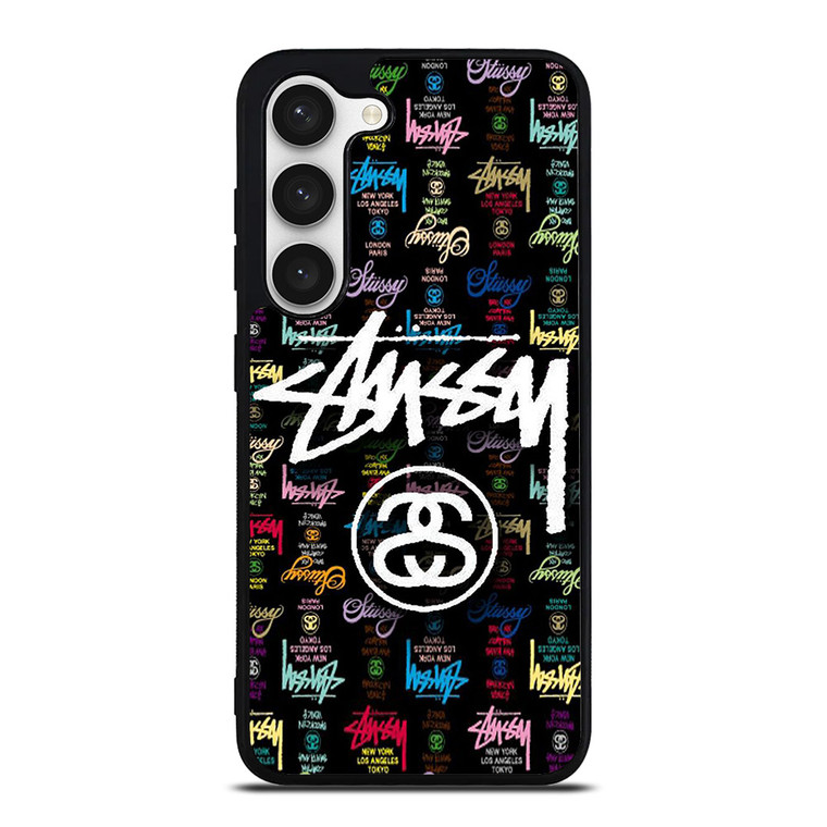 STUSSY COLLAGE LOGO Samsung Galaxy S23 Case Cover STUSSY COLLAGE LOGO Samsung Galaxy S23 Case Cover