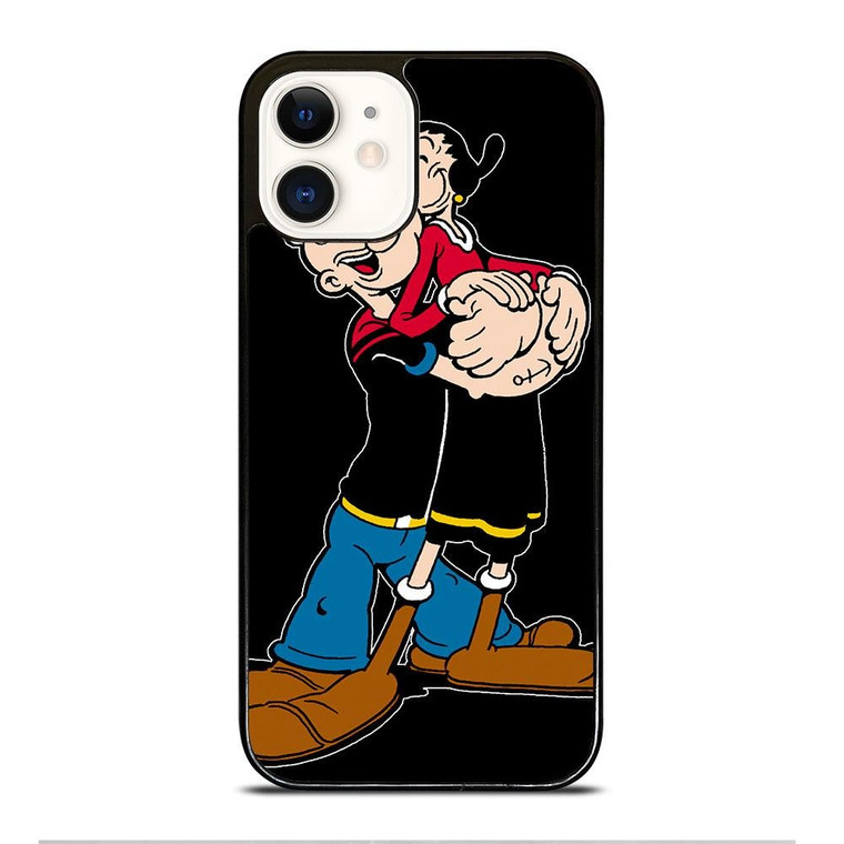 POPEYE AND OLIVE CARTOON iPhone 12 Case Cover