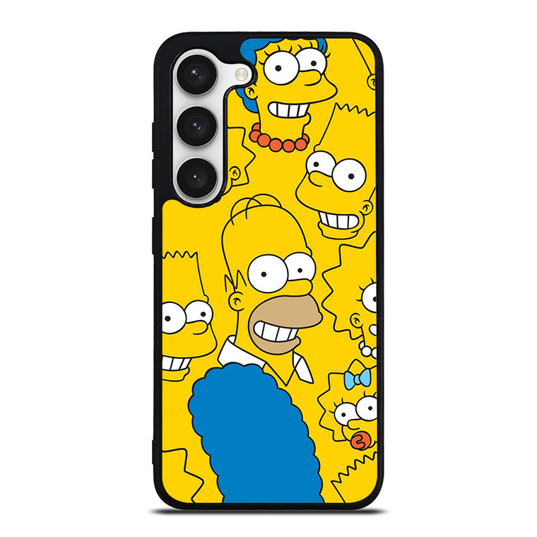 THE SIMPSONS CARTOON COLLAGE Samsung Galaxy S23 Case Cover