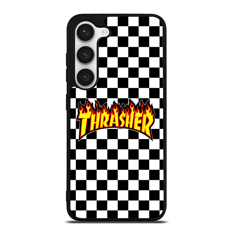 THRASHER CHECKERBOARD Samsung Galaxy S23 Case Cover