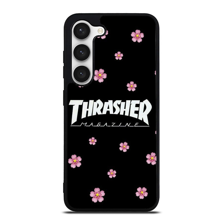 THRASHER SAKURA FLOWER Samsung Galaxy S23 Case Cover