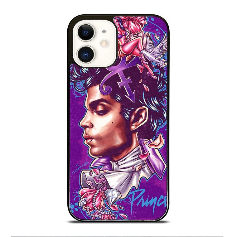 PRINCE PURPLE RAIN ART iPhone 12 Case Cover