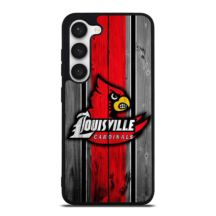 UNIVERSITY OF LOUISVILLE WOODEN LOGO Samsung Galaxy S23 Case Cover