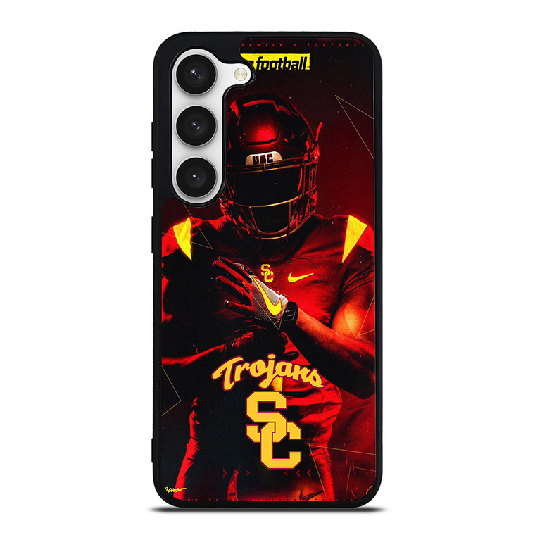 USC FOOTBALL TROJANS LOGO Samsung Galaxy S23 Case Cover