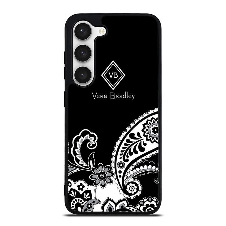VERA BRADLEY BLACK AND WHITE Samsung Galaxy S23 Case Cover