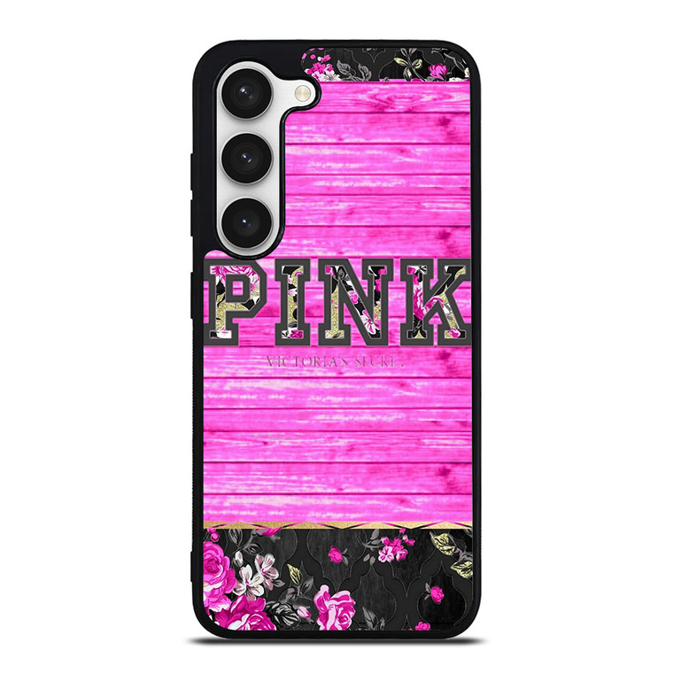 VICTORIA'S SECRET PINK FLORAL Samsung Galaxy S23 Case Cover