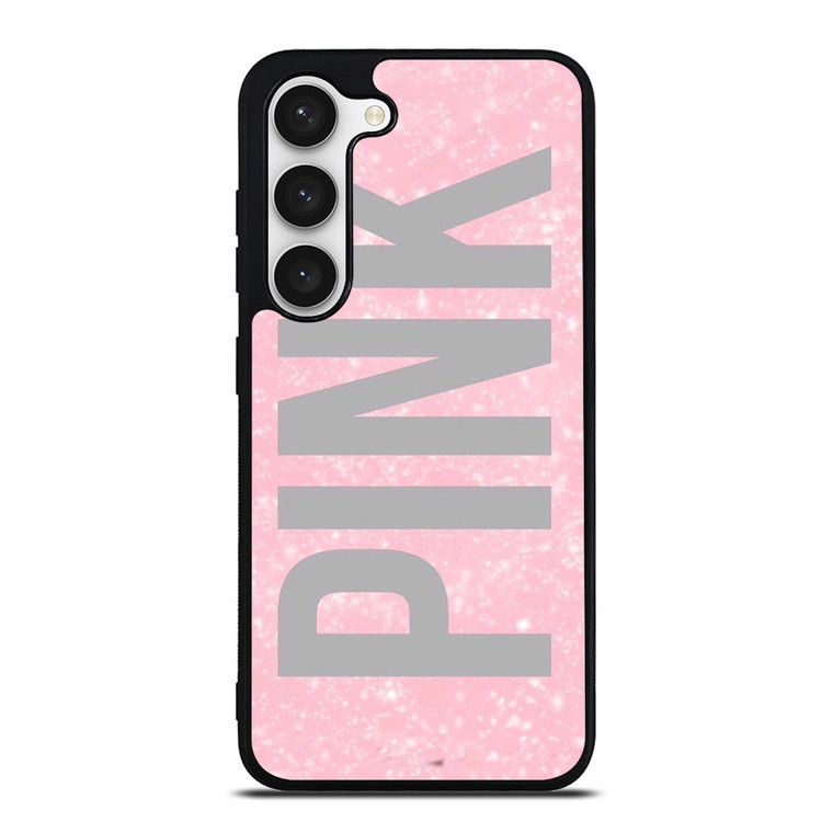VICTORIA'S SECRET PINK SPARKLE LOGO Samsung Galaxy S23 Case Cover