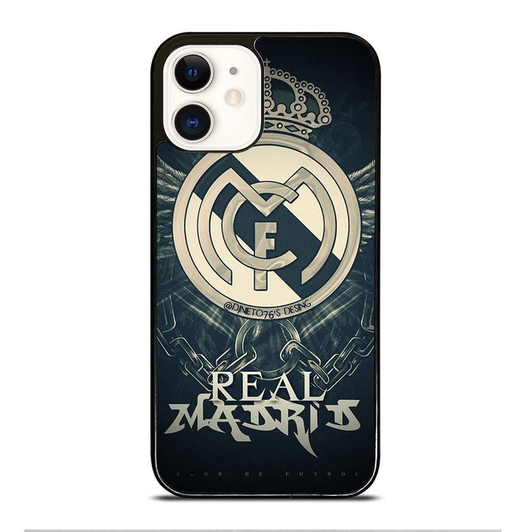 REAL MADRID FC LOGO iPhone 12 Case Cover