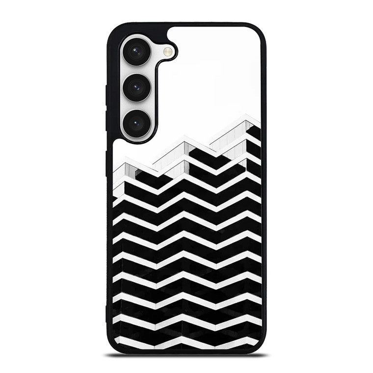 ZIG ZAG HALF PATTERN Samsung Galaxy S23 Case Cover