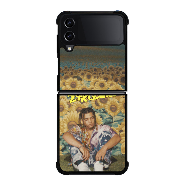 24KGOLDN MOOD SUN FLOWER Samsung Galaxy Z Flip 4 Case Cover
