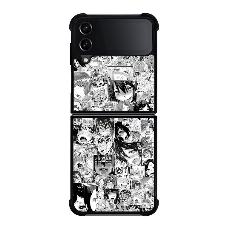AHEGAO COMIC ANIME Samsung Galaxy Z Flip 4 Case Cover