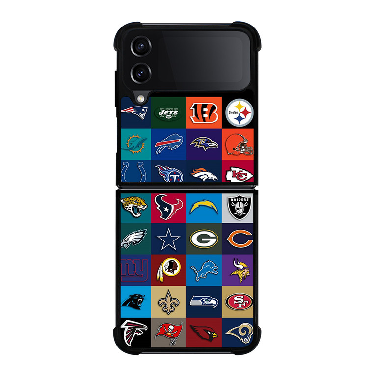 ALL NFL FOOTBALL TEAM Samsung Galaxy Z Flip 4 Case Cover