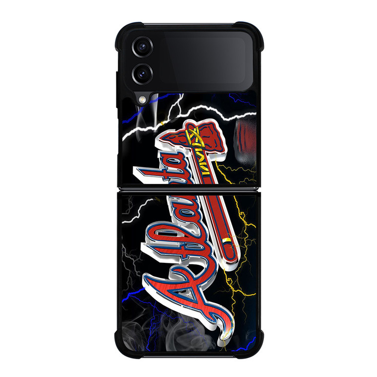 ATLANTA BRAVES LOGO Samsung Galaxy Z Flip 4 Case Cover
