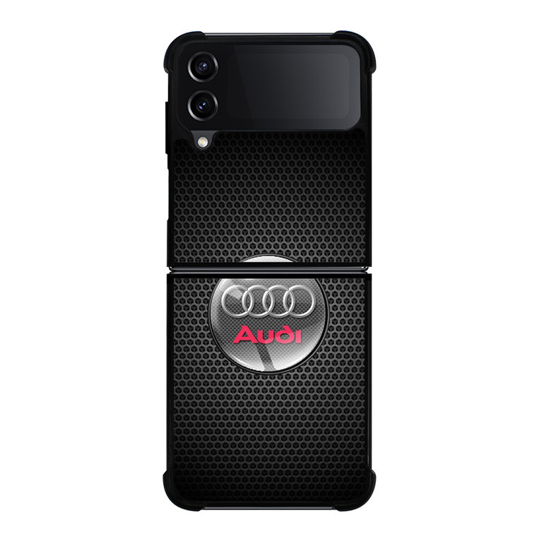AUDI METAL LOGO Samsung Galaxy Z Flip 4 Case Cover