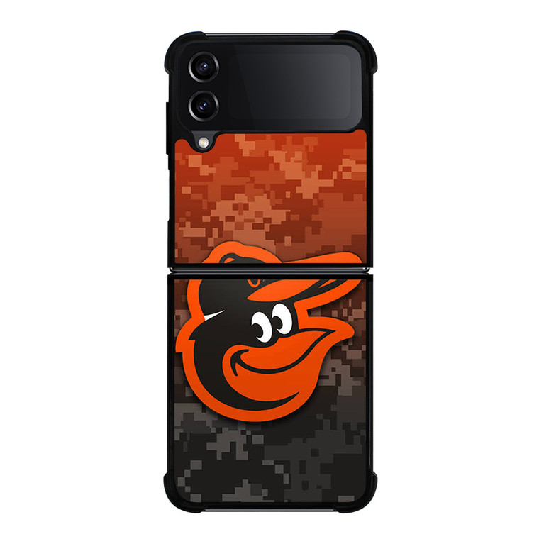 BALTIMORE ORIOLES ICON Samsung Galaxy Z Flip 4 Case Cover BALTIMORE ORIOLES ICON Samsung Galaxy Z Flip 4 Case Cover
