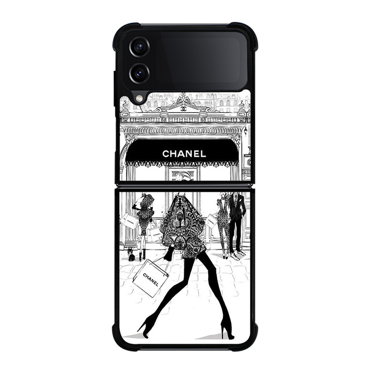 BEAUTY FASHION MEGAN HESS CLIPART Samsung Galaxy Z Flip 4 Case Cover