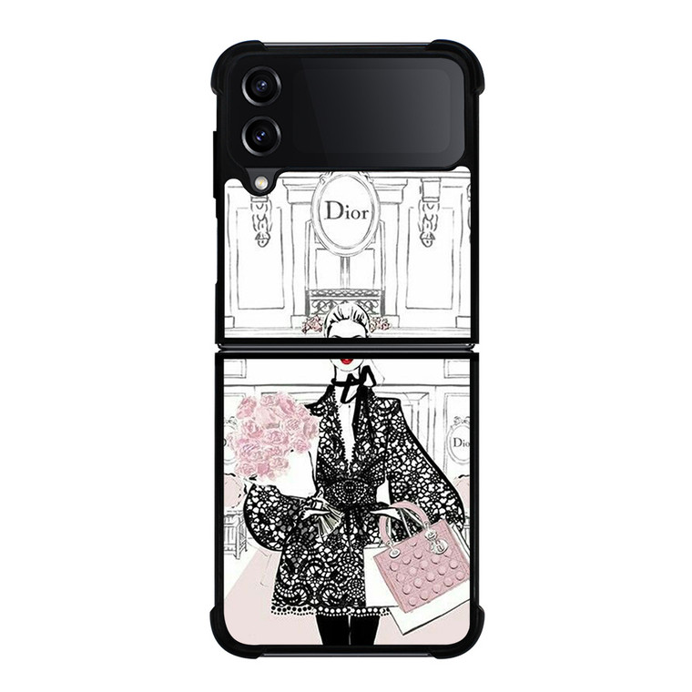 BEAUTY FASHION MEGAN HESS Samsung Galaxy Z Flip 4 Case Cover