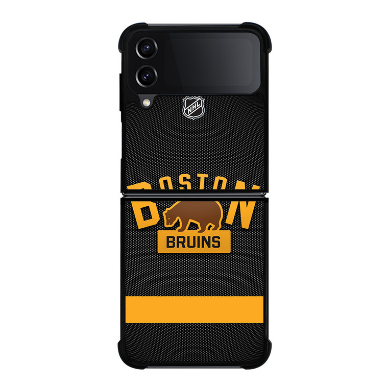BOSTON BRUINS NHL ICON Samsung Galaxy Z Flip 4 Case Cover
