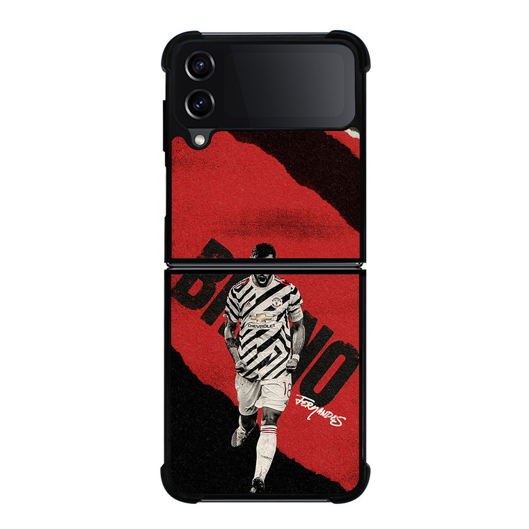 BRUNO FERNANDES MANCHESTER UNITED 3RD KIT Samsung Galaxy Z Flip 4 Case Cover