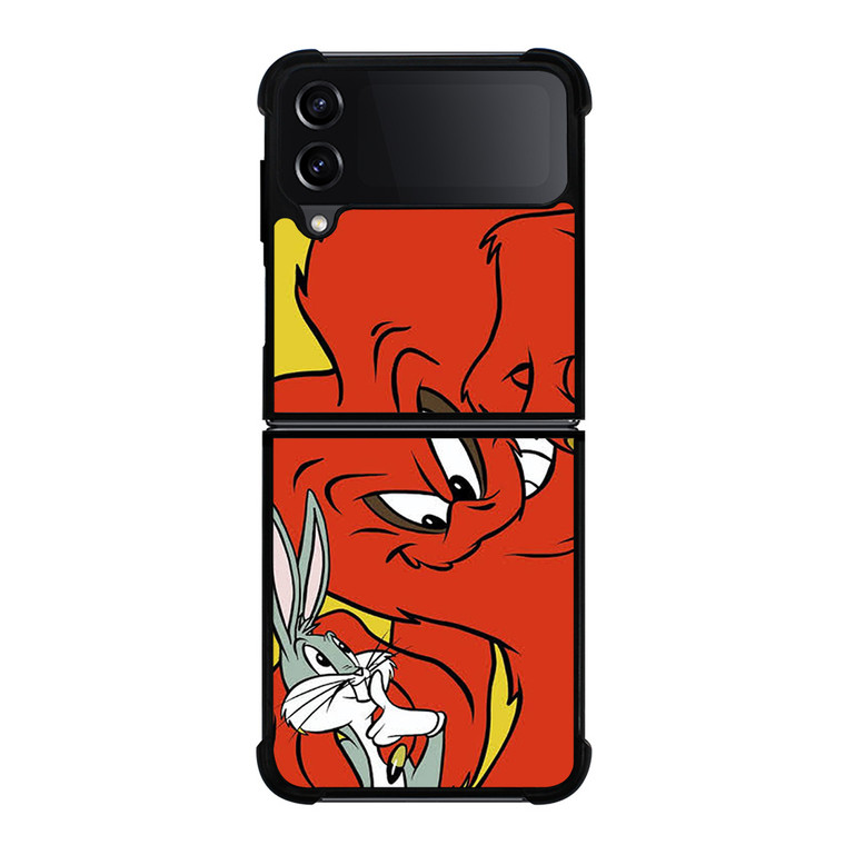 BUGS BUNNY AND GOSSAMER RED Samsung Galaxy Z Flip 4 Case Cover