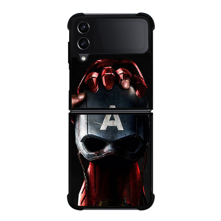 CAPTAIN AMERICA VS IRON MAN Samsung Galaxy Z Flip 4 Case Cover