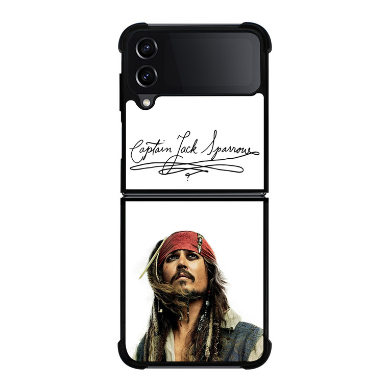 CAPTAIN JACK SPARROW PIRATES OF THE CARIBBEAN Samsung Galaxy Z Flip 4 Case Cover