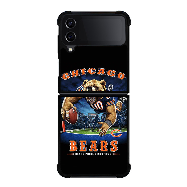 CHICAGO BEARS FOOTBALL MASCOT Samsung Galaxy Z Flip 4 Case Cover