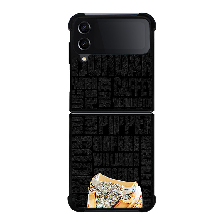 CHICAGO BULLS RING AND NAME Samsung Galaxy Z Flip 4 Case Cover