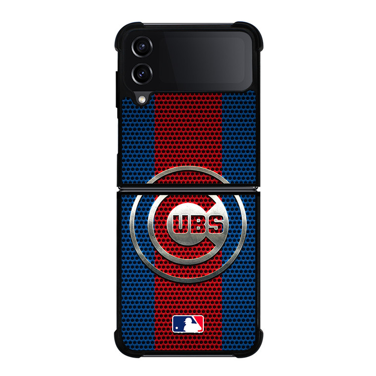 CHICAGO CUBS METAL LOGO Samsung Galaxy Z Flip 4 Case Cover