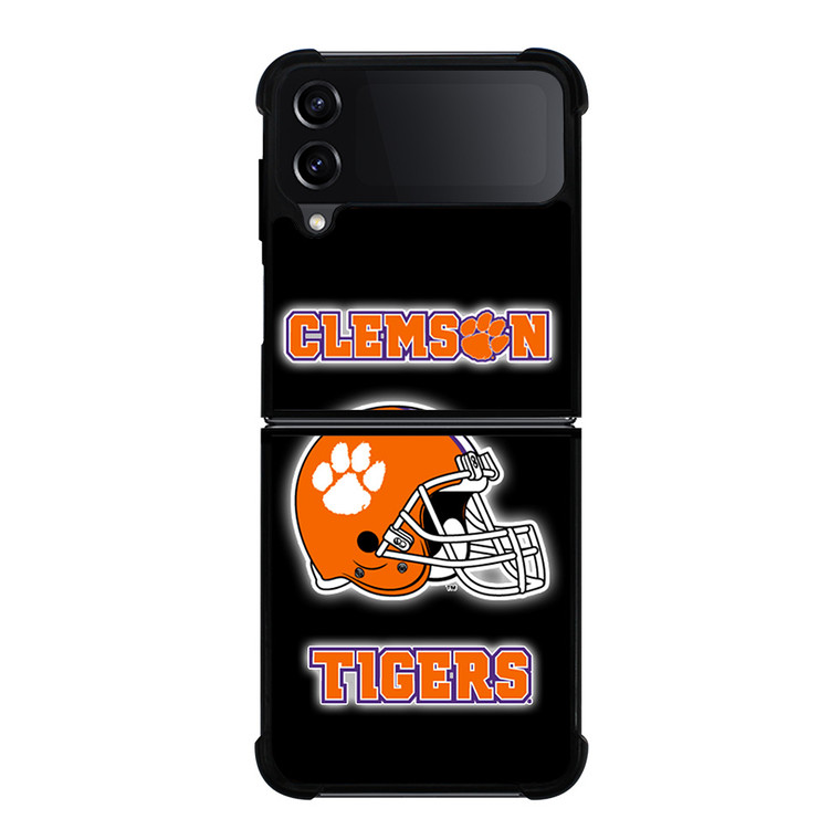 CLEMSON TIGERS FOOTBALL Samsung Galaxy Z Flip 4 Case Cover